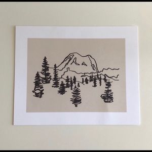 Urban outfitters mountain print